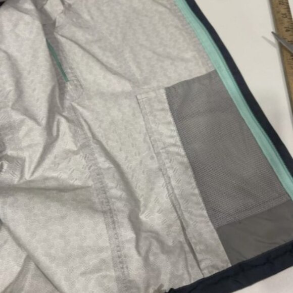 The North Face Women’s Hyvent 2.5l Jacket hooded zip size XS Gray/green zip - Picture 11 of 14